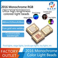 Ceramic 2016 Monochrome RGB 3W High Power Ultra High High Byrsy Bool Light Stage Source Source Special Light Beads Beads