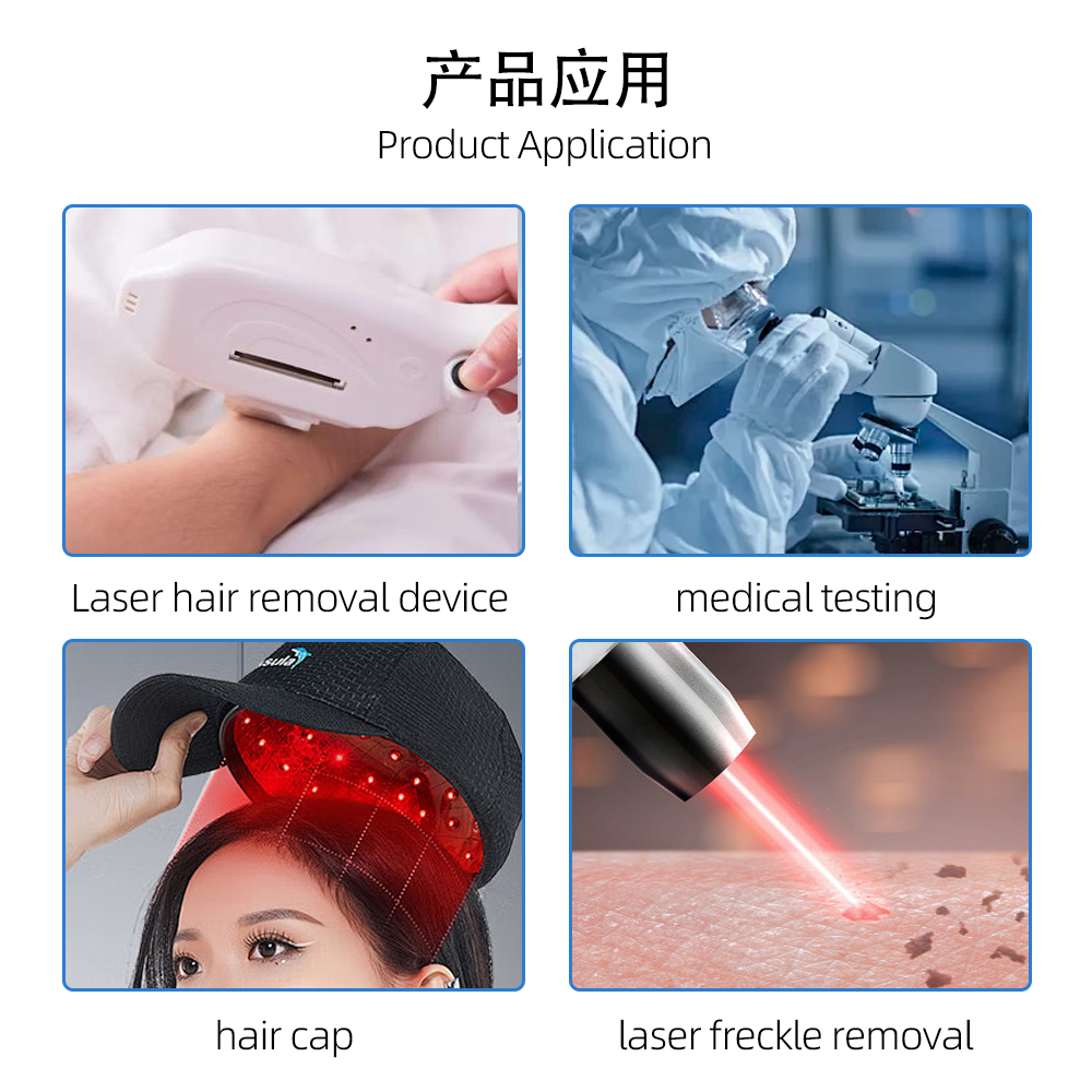 5050 лазерный многодиапазонный керамический позолоченный кронштейн VCSEL для медицинских косметических светодиодных бусин