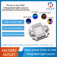 Индивидуальный 17W мощный RGB Stage Light, аквариумный свет три в одном высокой яркости полноцветный интегрированный источник света